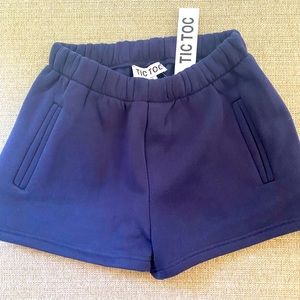 Navy Blue TICTOC comfort shorts - NWT (small)